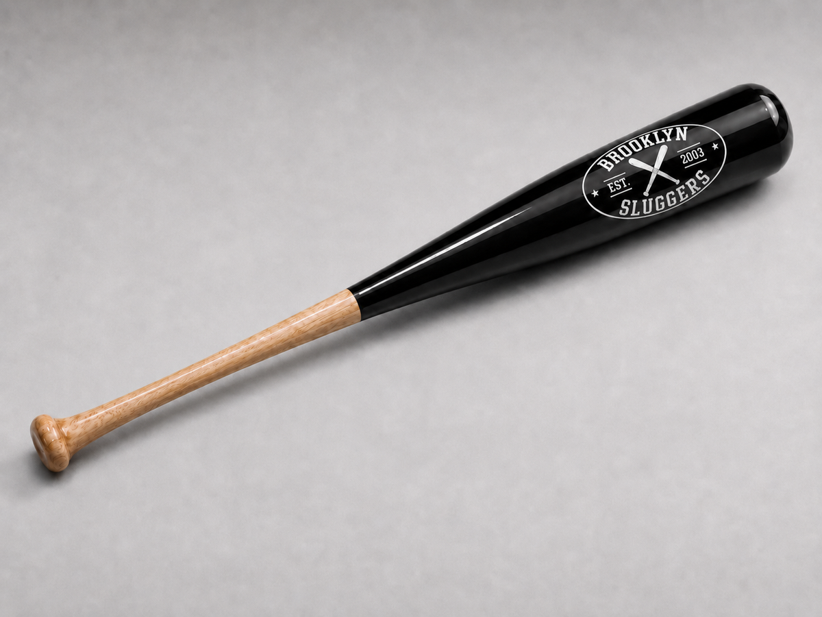 Custom Baseball Bat - Black