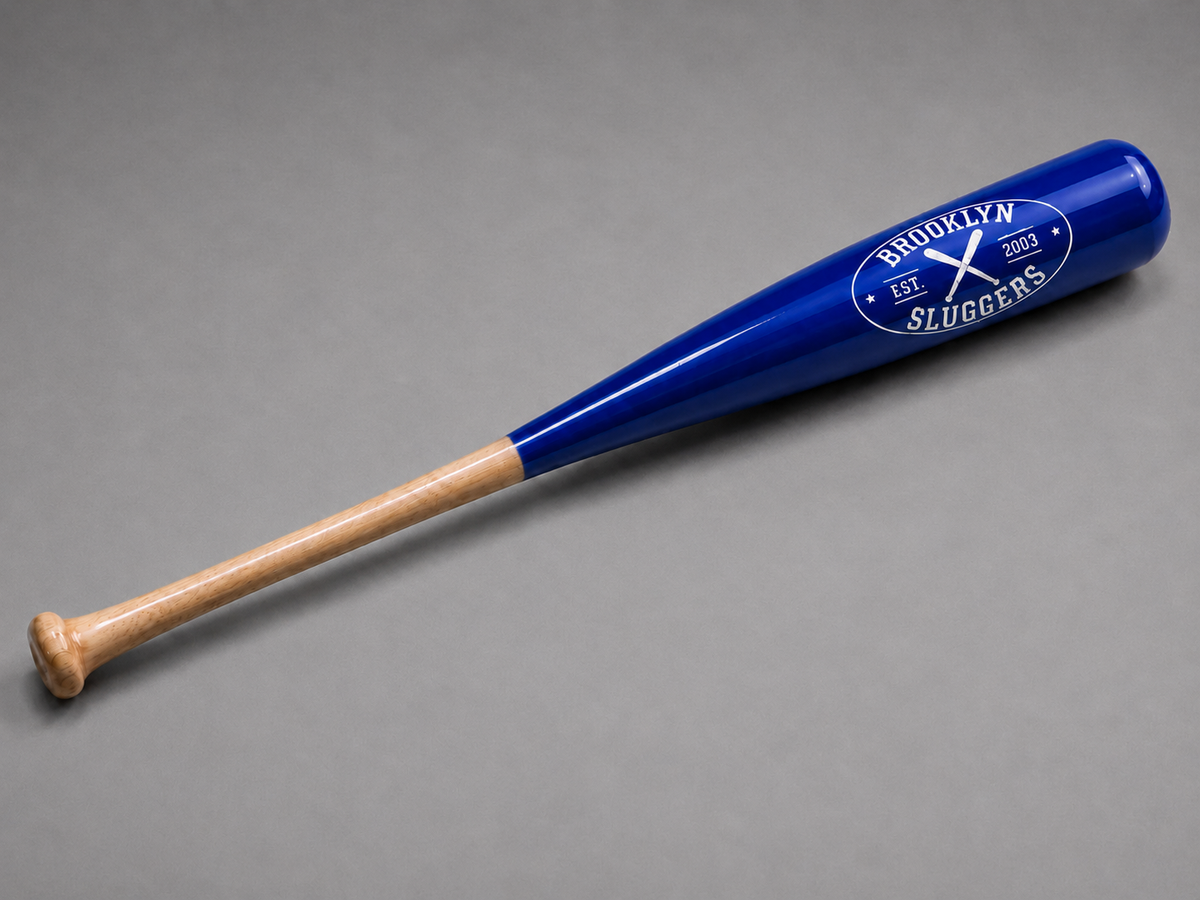 Custom Baseball Bat - Blue