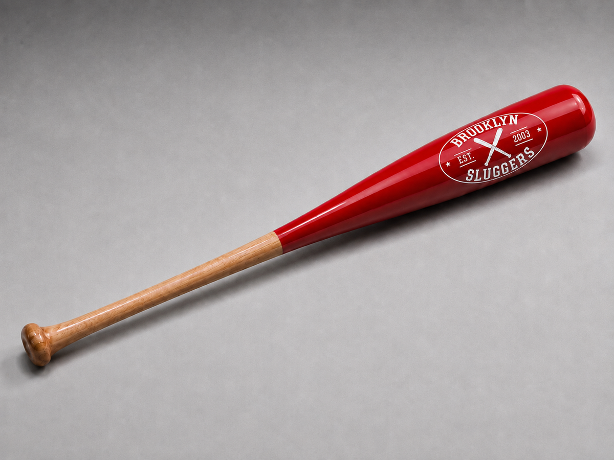 Custom Baseball Bat - Red